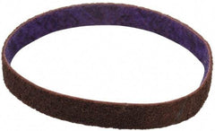 3M - 3/4" Wide x 18" OAL, Aluminum Oxide Abrasive Belt - Aluminum Oxide, Medium, Nonwoven, Series DF-BL - Caliber Tooling