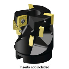 Kennametal - 2" Cut Diam, 3/4" Arbor Hole Diam, Indexable Square-Shoulder Face Mill - Caliber Tooling