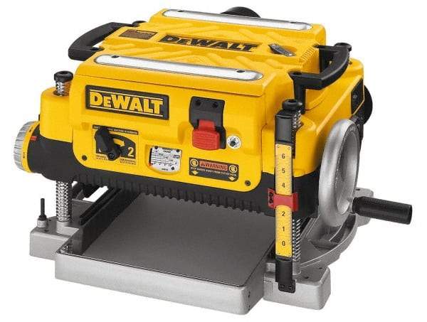 DeWALT - 15 Amp, 10,000 and 20,000 RPM, Bench Planer - 1/8 Inch Depth of Cut, 13 Inch Wide, 6 Inch Depth Capacity - Caliber Tooling