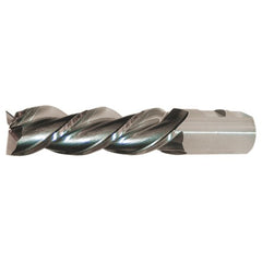 ‎1″ × 1″ × 2″ × 4-1/2″ LHS / LHC HSS-E (PM) Powder Metal High Helix Finishing End Mill-3F SE CC LH - TiCN - Exact Industrial Supply