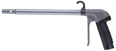 Guardair - 120 Max psi Maximum Power Venturi Nozzle Pistol Grip Blow Gun - 3/8 NPT, 48" Tube Length, Aluminum - Caliber Tooling