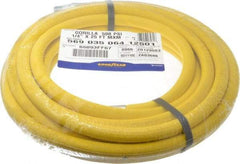 Continental ContiTech - 1/4" ID x 0.61" OD 25' Long Oil Resistant Air Hose - MNPT x MNPT Ends, 500 Working psi, -20 to 190°F, 1/4" Fitting, Yellow - Caliber Tooling