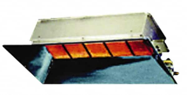 TPI - 12" Long x 24" Wide x 56" High, 240 Volt, Infrared Suspended Heater - Caliber Tooling