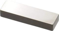 Mitutoyo - 0.19" Rectangular Steel Gage Block - Accuracy Grade AS-1, Includes Certificate of Inspection - Caliber Tooling