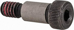 Value Collection - 5/16" Shoulder Diam x 1/2" Shoulder Length, 1/4-20 UNC, Hex Socket Shoulder Screw - 4140 Alloy Steel with Nylon Locking Patch, 7/32" Head Height x 7/16" Head Diam - Caliber Tooling