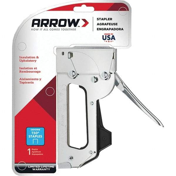 Arrow - Manual Staple Gun - Chrome Plated Steel - Caliber Tooling