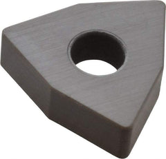 Kennametal - WNGA432 T0820 Grade KY3500 Ceramic Turning Insert - Uncoated, 80° Trigon, 1/2" Inscr Circle, 3/16" Thick, 1/32" Corner Radius - Caliber Tooling