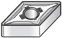 Kennametal - DNMG443 MP Grade KC5010 Carbide Turning Insert - TiAlN Finish, 55° Diamond, 1/2" Inscr Circle, 1/4" Thick, 3/64" Corner Radius - Caliber Tooling