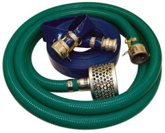 Alliance Hose & Rubber - Suction and Discharge Pump Hose Kits - For Use with 3 Inch Pumps with Cam and Groove Couplings - Caliber Tooling