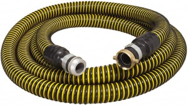 Alliance Hose & Rubber - -40 to 140°F, 1-1/2" Inside x 2.17" Outside Diam, Polyethylene Liquid Suction & Discharge Hose - Caliber Tooling