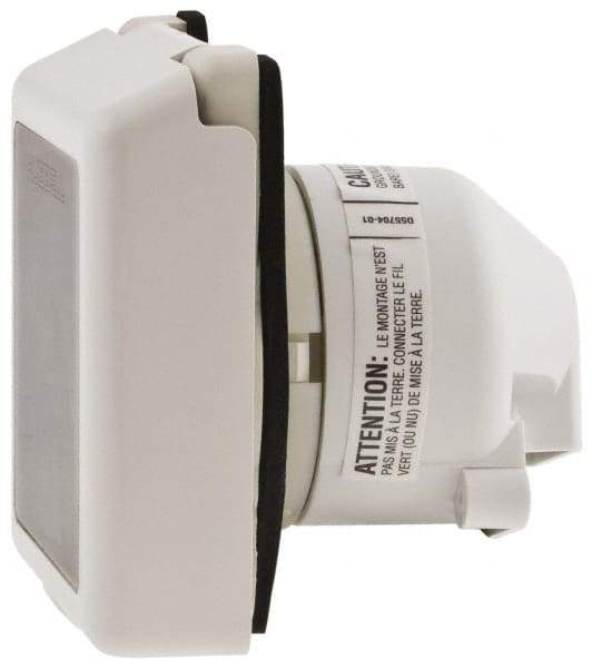 Hubbell Wiring Device-Kellems - 125/250 VAC, 50 Amp, Self Grounding Inlet - 3 Poles, 4 Wire, Male End, White - Caliber Tooling