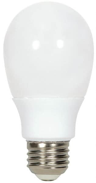 Value Collection - 9 Watt Fluorescent Residential/Office Medium Screw Lamp - 2,700°K Color Temp, 450 Lumens, A19, 6,000 hr Avg Life - Caliber Tooling