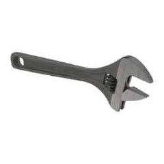 Paramount - 15/16" Jaw Capacity, 6" Standard Adjustable Wrench - Chrome Vanadium Steel, Black Finish - Caliber Tooling