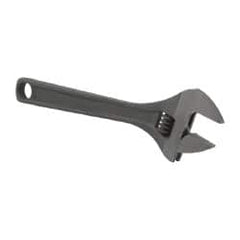 Paramount - 1-5/16" Jaw Capacity, 10" Standard Adjustable Wrench - Chrome Vanadium Steel, Black Finish - Caliber Tooling