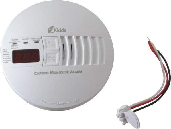 Kidde - AC, DC Wire In 120 Volt Carbon Monoxide Alarm - 85 dB Decibel Rating, 9V Battery Not Included, Tamper Resistant, Interconnectable - Caliber Tooling