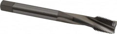 OSG - 1/2-20 UNF 3 Flute 2B Bottoming Spiral Flute Tap - Vanadium High Speed Steel, TiCN Finish, 100mm OAL, Right Hand Flute, Right Hand Thread, Series 13013 - Caliber Tooling