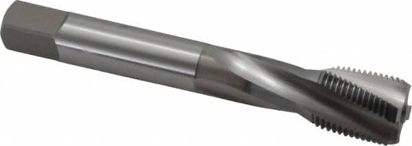 OSG - M18x1.50 Metric Fine, 4 Flute, TiCN Finish Vanadium High Speed Steel Slow Spiral Flute Tap - Exact Industrial Supply