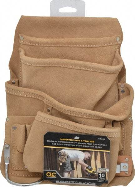 CLC - 10 Pocket Holster - Leather, Yellow, 10" Wide x 12" High - Caliber Tooling