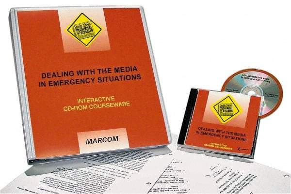 Marcom - Dealing with the Media in Emergency Situations, Multimedia Training Kit - 45 min Run Time CD-ROM, English & Spanish - Caliber Tooling