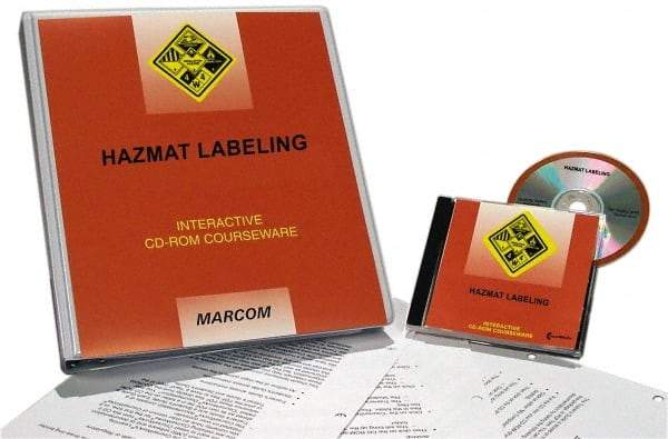 Marcom - HazMat Labeling, Multimedia Training Kit - 45 min Run Time CD-ROM, English & Spanish - Caliber Tooling