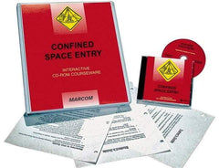 Marcom - Confined Space Entry, Multimedia Training Kit - 45 min Run Time CD-ROM, English & Spanish - Caliber Tooling