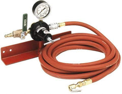 Myers Tire Supply - Air Compressor Automatic Tire Inflator Tool - 160 psi, Consists of Wall Mounting Bracket, Adjustable Pressure Gauge, On/Off Lever, 20' Air Hose, Clip-On Chuck - Caliber Tooling