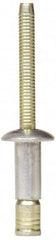 RivetKing - Size 86 Dome Head Stainless Steel Structural with Locking Stem Blind Rivet - Stainless Steel Mandrel, 0.08" to 3/8" Grip, 0.53" Head Diam, 0.257" to 0.261" Hole Diam, 0.556" Length Under Head, 1/4" Body Diam - Caliber Tooling