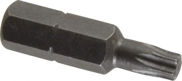 Apex - 5/16" Drive T27 Torx Screwdriver Bit - 1-1/2" OAL, Insert Bit - Caliber Tooling