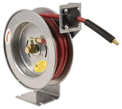 PRO-SOURCE - 33' Spring Retractable Hose Reel - 300 psi, Hose Included - Caliber Tooling