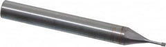 Vargus - #2-56, #3-56 Thread, 1/4" Shank Diam, Bright Coating, Solid Carbide Straight Flute Thread Mill - 3 Flutes, 2.244" OAL, #2 Min Noml Diameter - Caliber Tooling