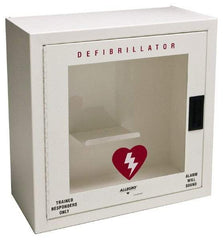 Allegro - Metal Defibrillator Case - 20-1/4 Inch Wide x 20-1/4 Inch High x 9-1/4 Inch Deep, Wall Mount - Caliber Tooling