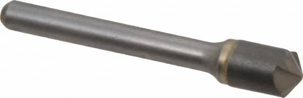 Hertel - 3/8" Head Diam, 1/4" Shank Diam, 4 Flute 120° Solid Carbide Countersink - Caliber Tooling