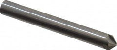 Hertel - 1/4" Head Diam, 1/4" Shank Diam, 4 Flute 100° Solid Carbide Countersink - Caliber Tooling