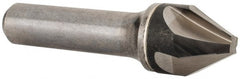 Hertel - 3/4" Head Diam, 1/2" Shank Diam, 4 Flute 60° Solid Carbide Countersink - Caliber Tooling