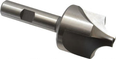 Hertel - 1/2" Radius, 1-3/8" Mill Diam, 3 Flute High Speed Steel Corner Rounding End Mill - Single End, Uncoated, 3-1/2" OAL, 1/2" Shank Diam - Caliber Tooling