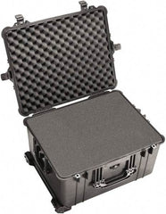 Pelican Products, Inc. - 19-11/16" Wide x 11-7/8" High, Clamshell Hard Case - Black, Polypropylene - Caliber Tooling