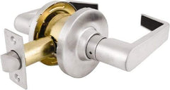 Master Lock - Grade 2 Passage Lever Lockset - 2-3/4" Back Set, Keyless Cylinder, Brushed Chrome Finish - Caliber Tooling