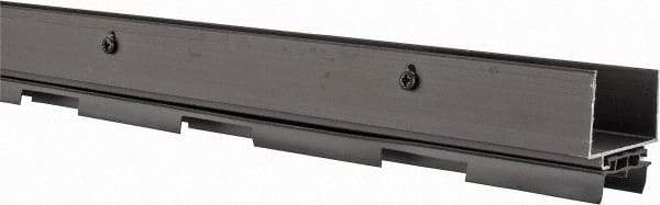 Pemko - Door Bottom Shoe Sweeps & Seal - Vinyl, 1-13/16" High, Dark Bronze Anodized Aluminum Coated - Caliber Tooling