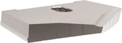 Allied Machine and Engineering - 6-1/2" Diam x 11/16" Thick, Seat Code H, 130° Included Angle Spade Drill Insert - Uncoated Powdered Metal, Powdered Metal, Series H - Caliber Tooling