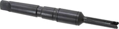 Allied Machine and Engineering - Series Y, 3/8 to 27/64" Diam, 2MT Taper Shank, Straight Flute Spade Drill - 1-1/4" Max Depth, 3-15/32" Body Length, 6-5/16" OAL, Short Length, Through Coolant - Caliber Tooling