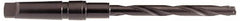 Allied Machine and Engineering - Series 0, 33/64 to 11/16" Diam, 2MT Taper Shank, Helical Flute Spade Drill - 7" Max Depth, 8-17/64" Body Length, 12-3/32" OAL, Long Length, Through Coolant - Caliber Tooling