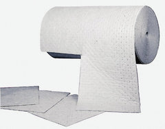 Oil-Dri - Pads, Rolls & Mats; Type: Roll ; Application: Non-Aggressive Leaks and Spills; Universal ; Capacity per Package (Gal.): 56.00; 56.0 ; Length: 150'; 150.00 ; Overall Length: 150.00 ; Width: 30" - Exact Industrial Supply