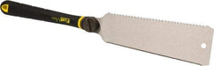 Stanley - 10" Steel Blade Double Edge Pull Saw - ErgonomicGlass-Filled Nylon, ABS, TPE Handle with Cushion Grip, 23-1/2" OAL - Caliber Tooling