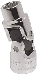 Proto - 9/16", 1/4" Drive, Standard Hand Socket - 12 Points, 1-31/64" OAL, Alloy Steel, Chrome Finish - Caliber Tooling