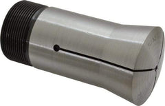 Lyndex - 5/32 Inch 16C Round Collet - 1-11/16 - 20 Internal Thread, M47.50 x 1.75 External Thread, 4.31 Inch Overall Length, 0.0007 Inch TIR - Exact Industrial Supply