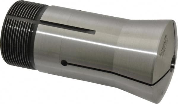 Lyndex - 15/32 Inch 16C Round Collet - 1-11/16 - 20 Internal Thread, M47.50 x 1.75 External Thread, 4.31 Inch Overall Length, 0.0011 Inch TIR - Exact Industrial Supply