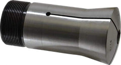 Lyndex - 9/16 Inch 16C Round Collet - 1-11/16 - 20 Internal Thread, M47.50 x 1.75 External Thread, 4.31 Inch Overall Length, 0.0011 Inch TIR - Exact Industrial Supply