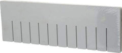 Quantum Storage - 17.4" Wide x 6" High, Gray Bin Divider - Use with DG93060 - Caliber Tooling