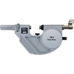 Mitutoyo - Mechanical Outside Micrometers; Minimum Measurement (Inch): 0 ; Minimum Measurement (Decimal Inch): 0 ; Maximum Measurement (Inch): 1 ; Features: Works with vaious types of indicators and linear gages ; Thimble Type: Snap Level ; Measuring Fac - Exact Industrial Supply