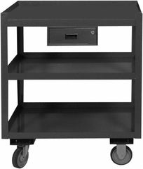 Durham - 30" Wide x 37-3/4" High x 24" Deep, Mobile Workstation - 1,200 Lb Capacity - Caliber Tooling